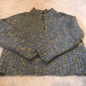 Chunky fall sweater.